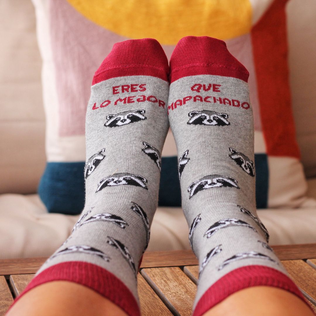 CALCETINES "ERES LO MEJOR QUE MAPACHADO"