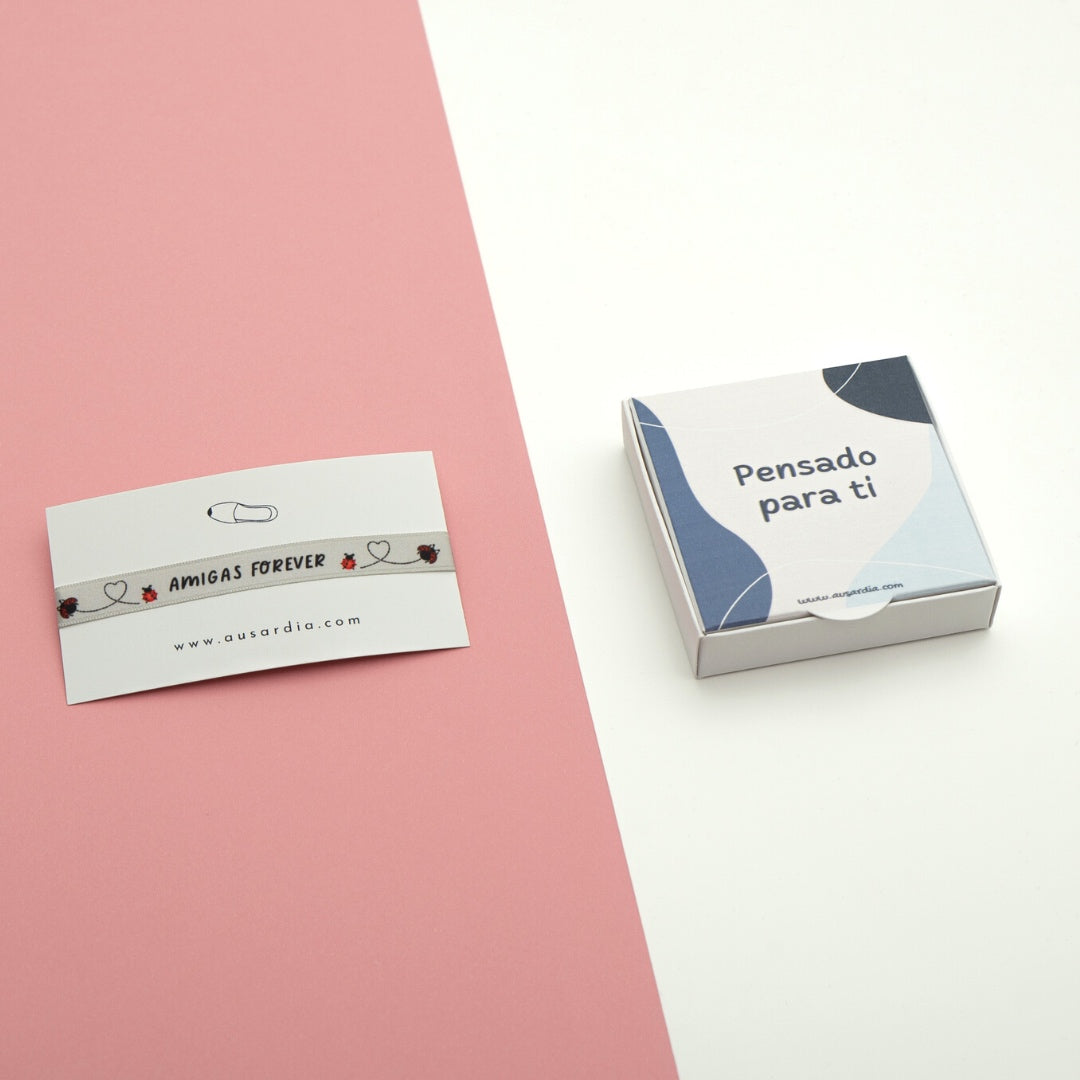 PULSERA MENSAJE AMIGAS FOREVER - AUSARDIA
