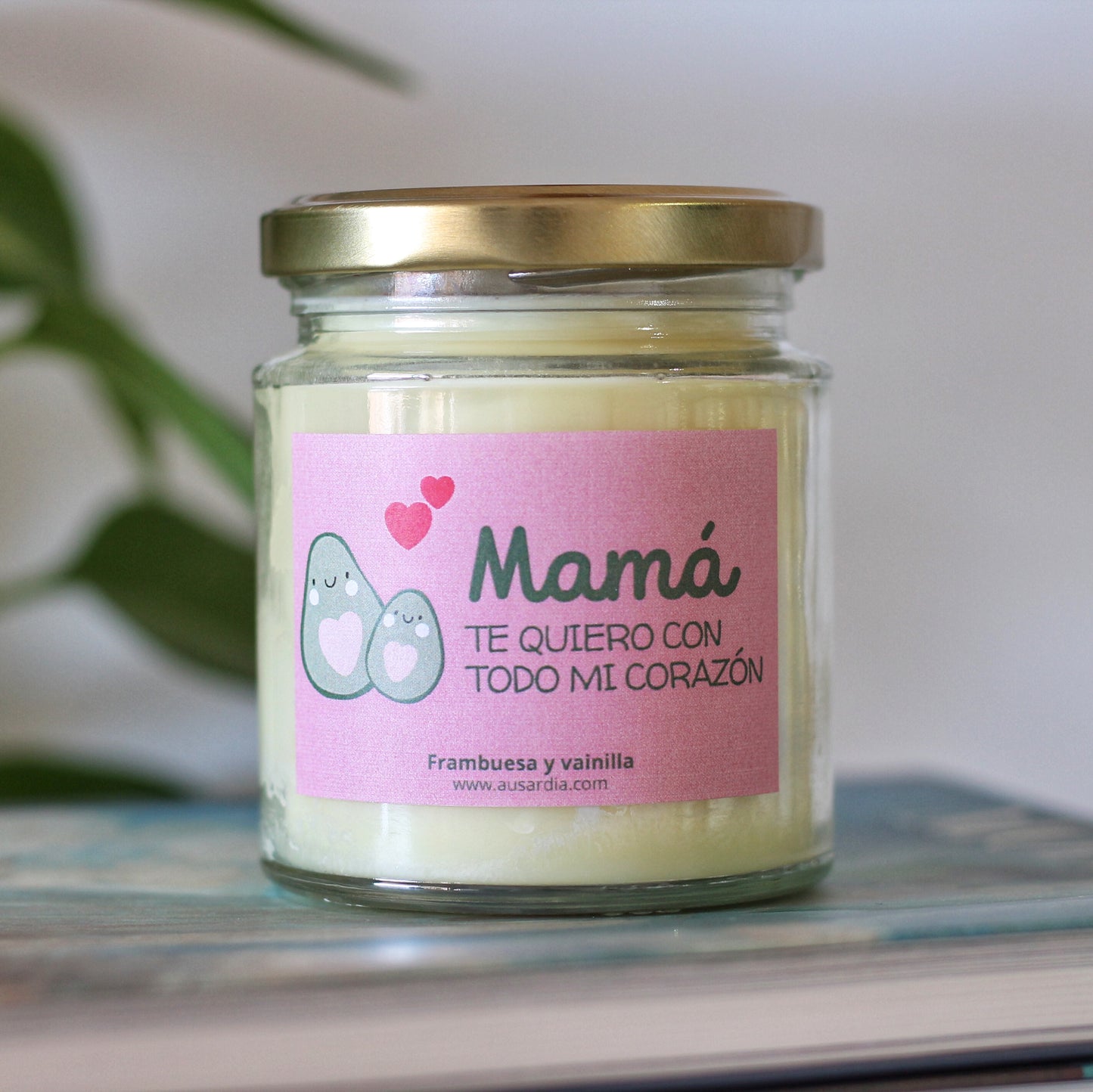 VELA "MAMÁ TE QUIERO CON TODO MI CORAZÓN"