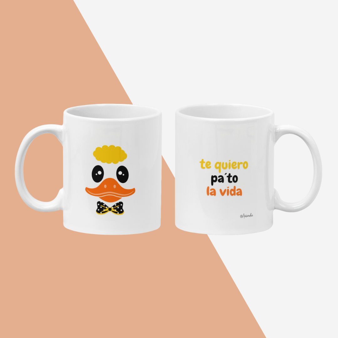 TAZA "TE QUIERO PA'TO LA VIDA"