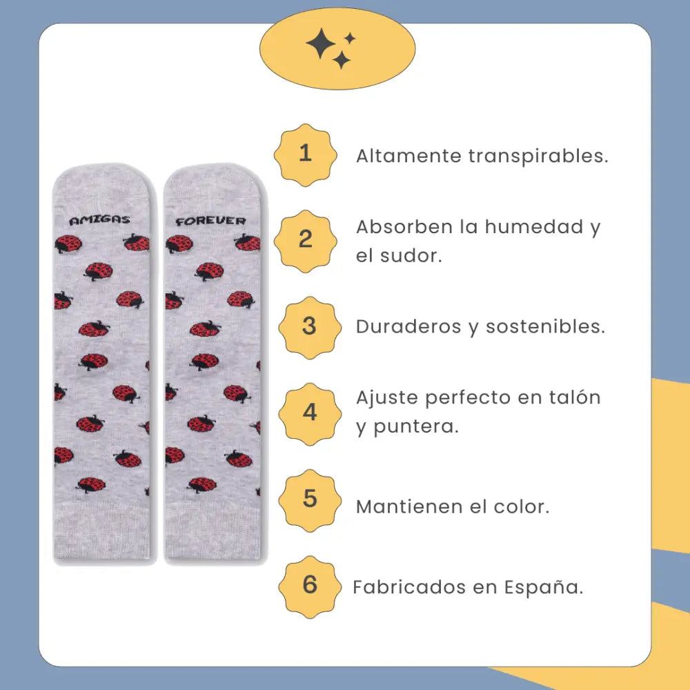 CALCETINES ’AMIGAS FOREVER’ - 35/40 - Calcetines