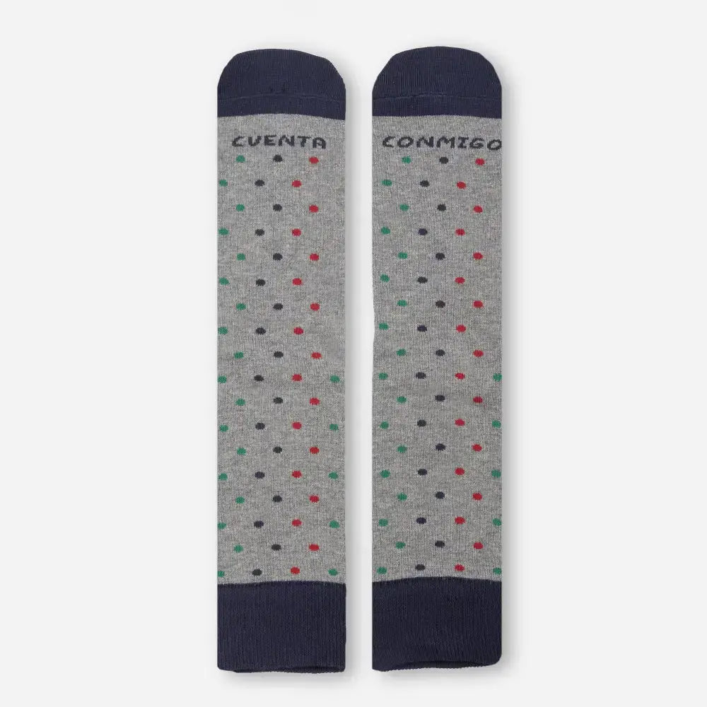 Calcetines Cuenta Conmigo - Algodón OEKO-TEX 80%, fabricados en España
