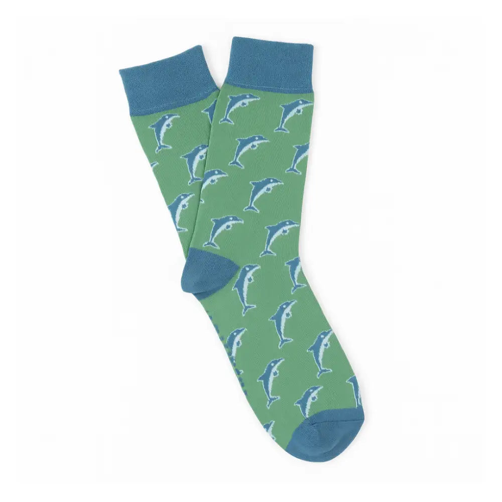CALCETINES DELFINES VERDES - Calcetines
