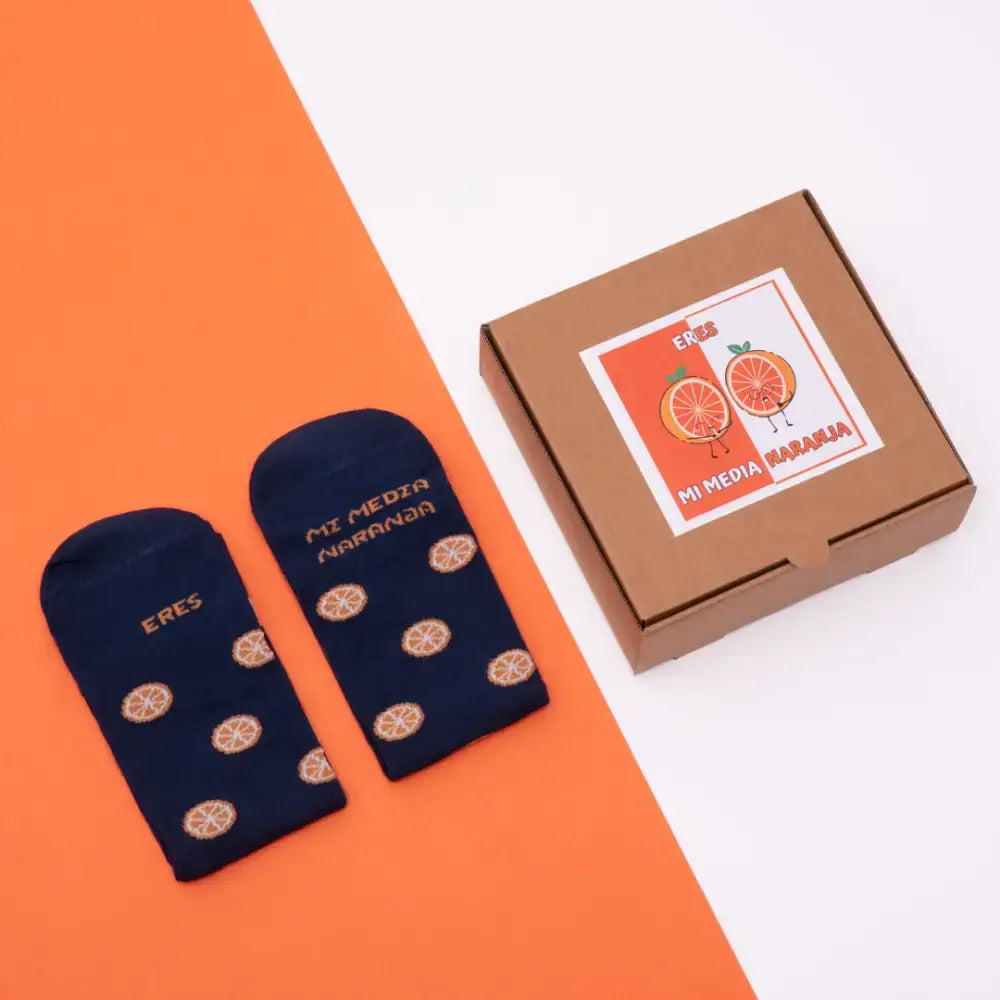 CALCETINES ’ERES MI MEDIA NARANJA’ - Calcetines