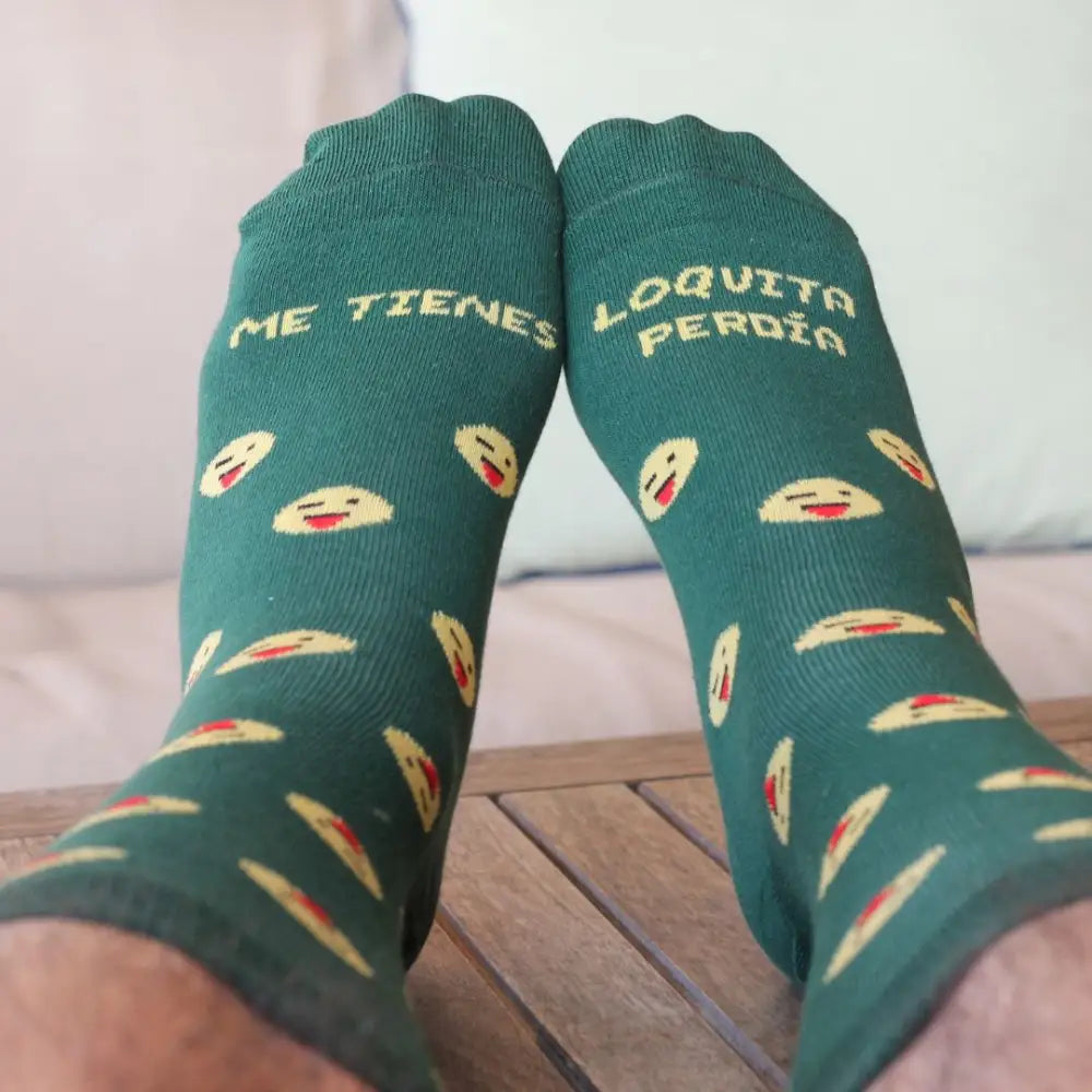 CALCETINES ’ME TIENES LOQUITA PERDÍA’ - 41/46 - Calcetines
