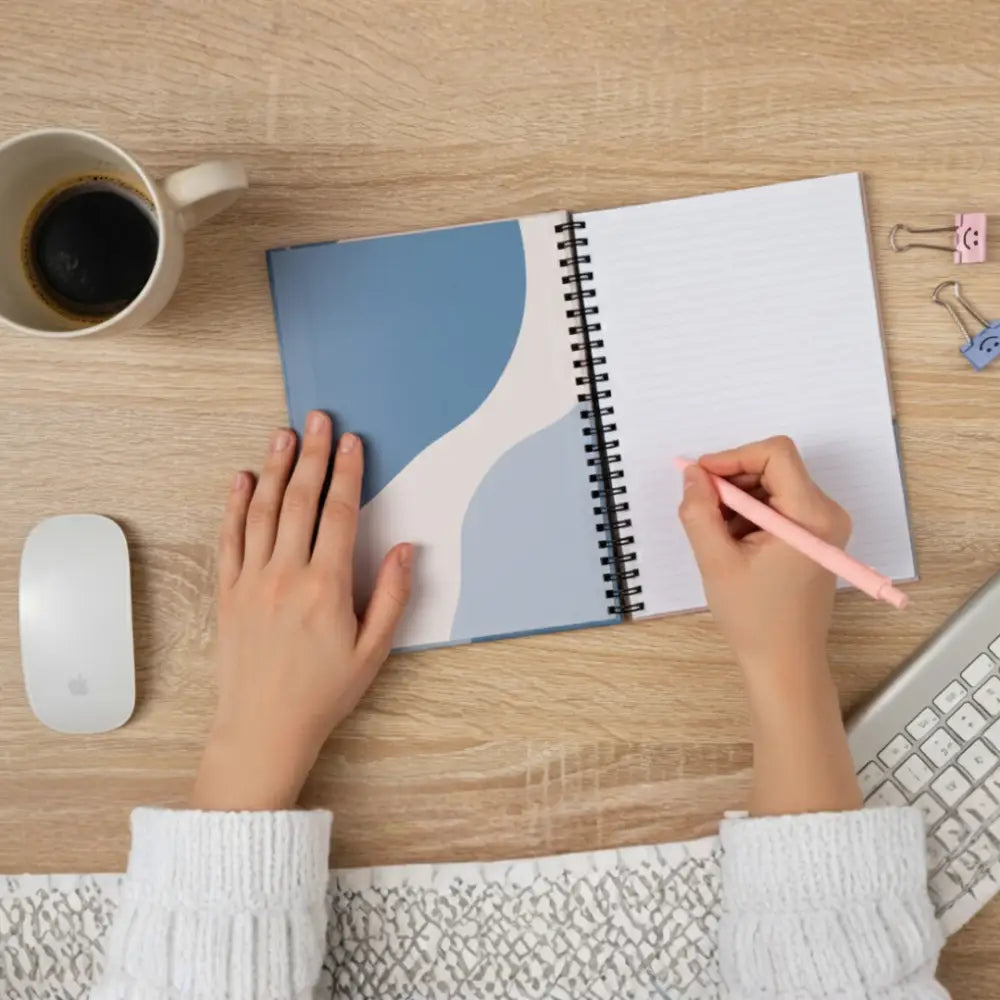 Libreta bonita A5 diseño abstracto - Regalo original hecho en España