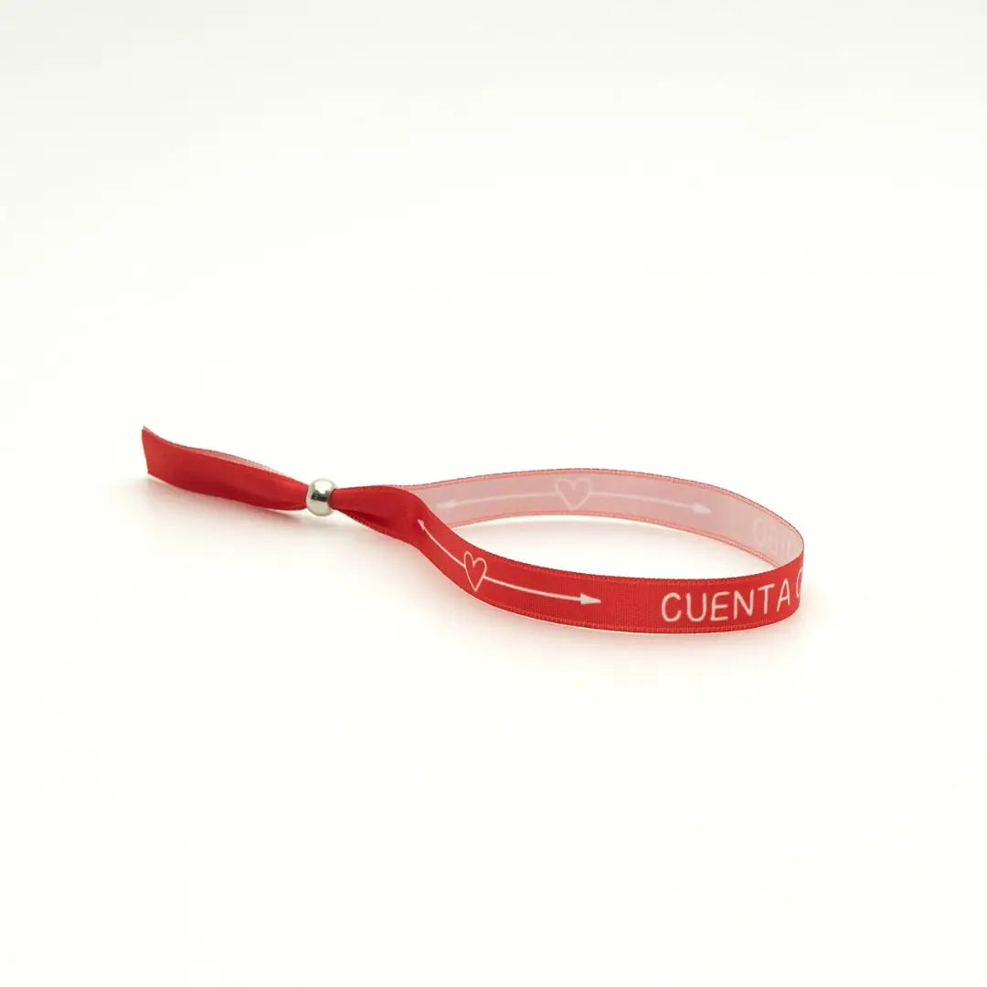 PULSERA MENSAJE ’CUENTA CONMIGO’ - Ropa y accesorios