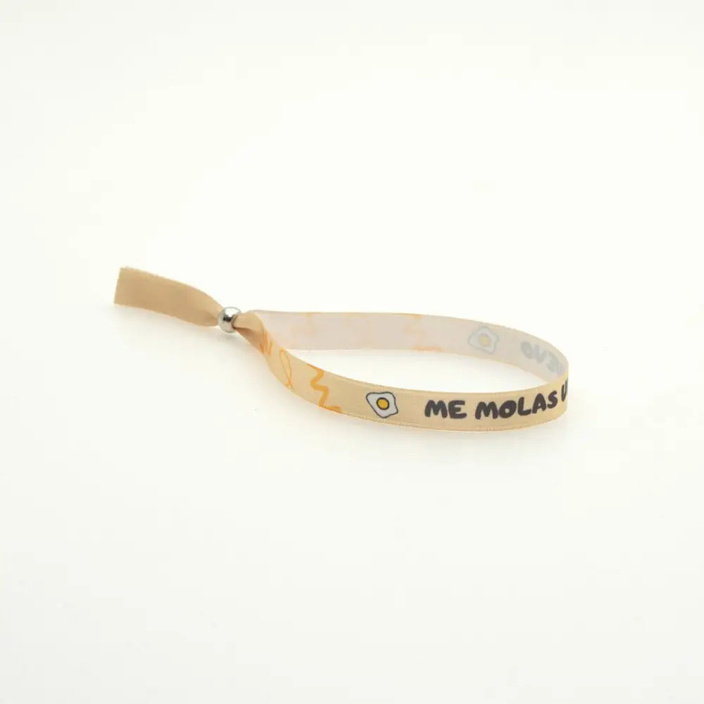 PULSERA MENSAJE ’ME MOLAS UN HUEVO’ - Ropa y accesorios