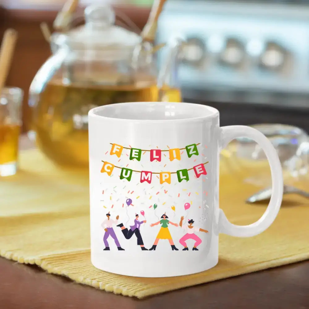 Taza con mensaje regalo cumpleaños
