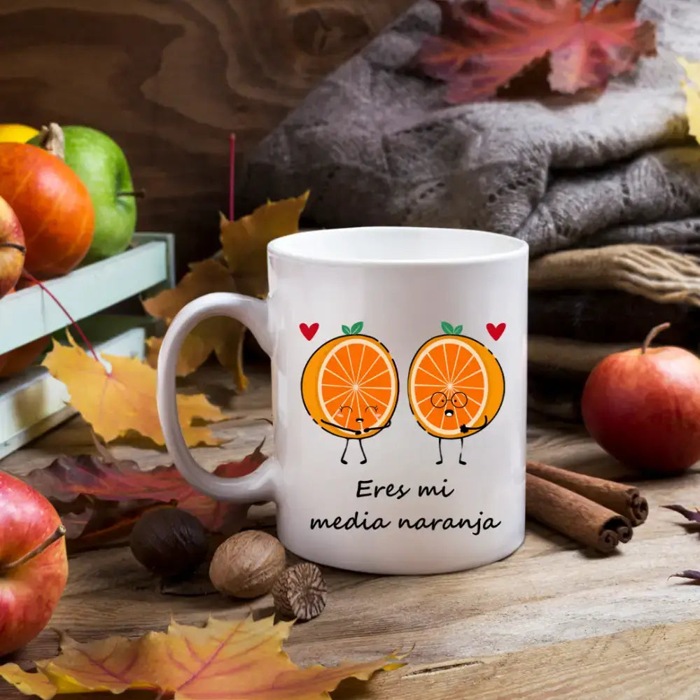 taza con mensaje parejas