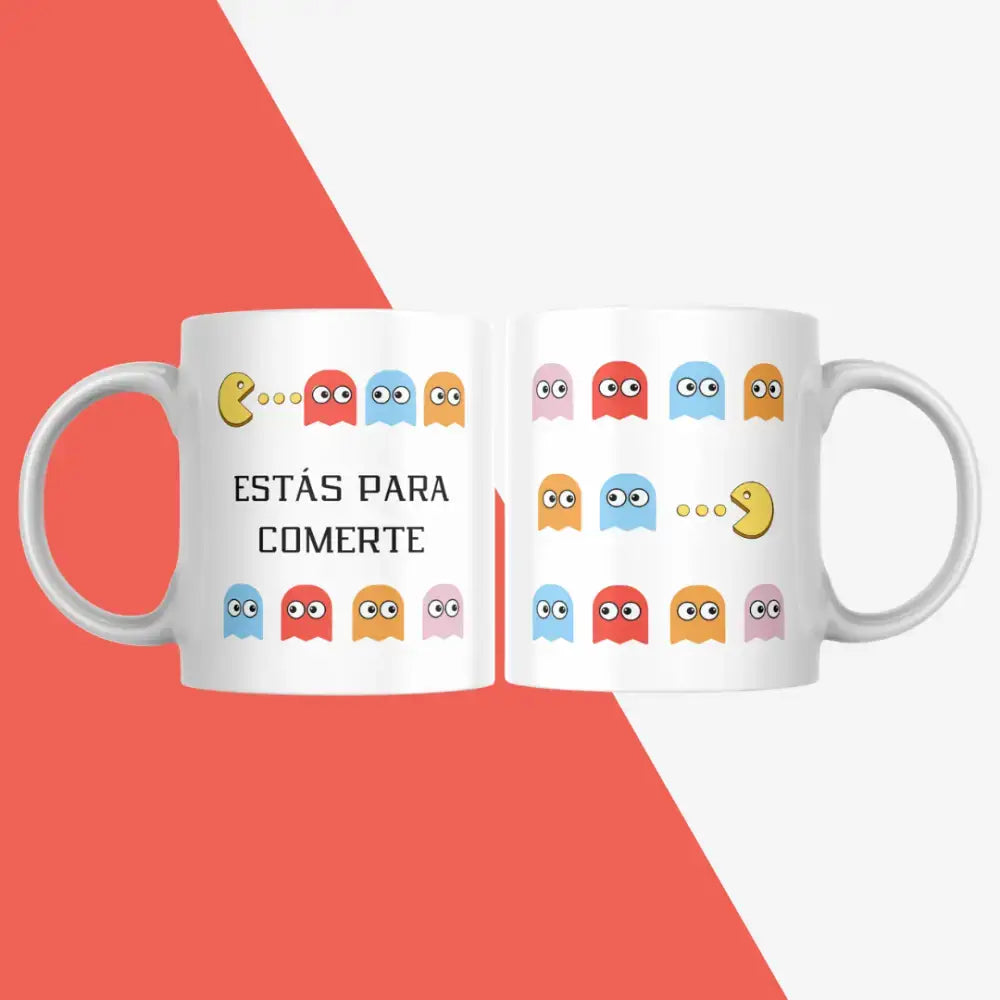 taza divertida pacman