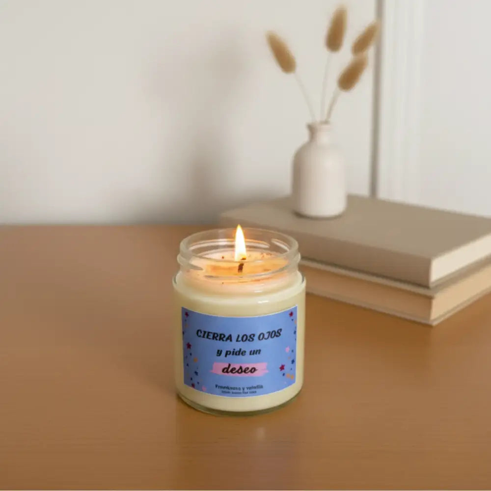 Regalar vela con mensaje