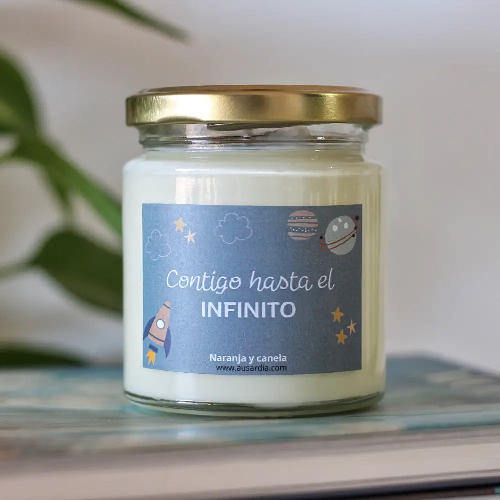 VELA ’CONTIGO HASTA EL INFINITO’ - Velas