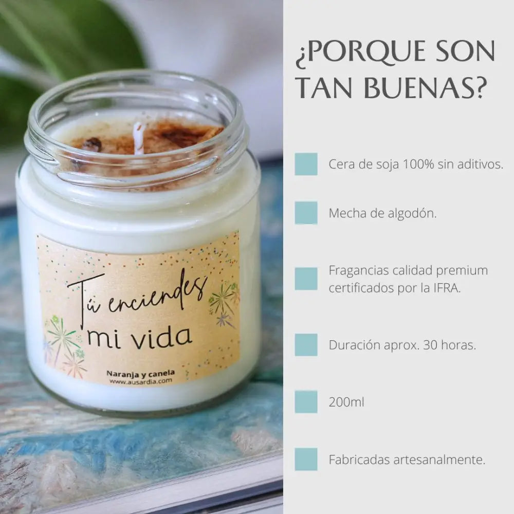 VELA ’TÚ ENCIENDES MI VIDA’ - Velas