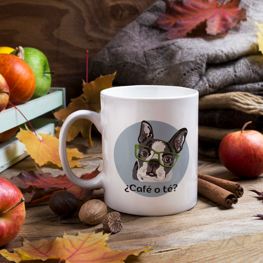 TAZA "¿CAFÉ O TÉ?"