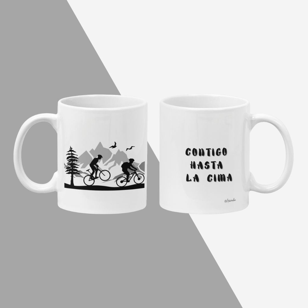 TAZA "CONTIGO HASTA LA CIMA" - AUSARDIA
