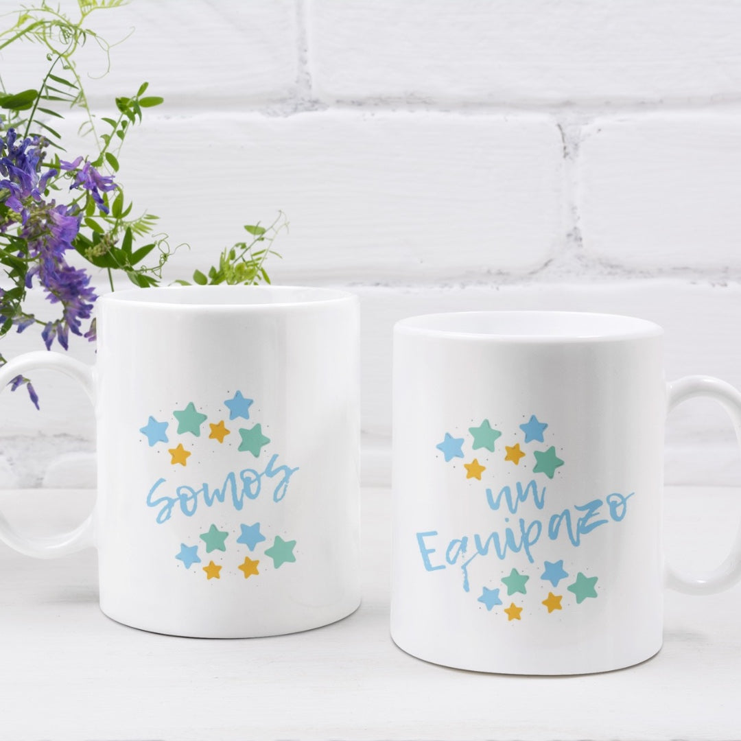 SET 2 TAZAS "SOMOS UN EQUIPAZO"