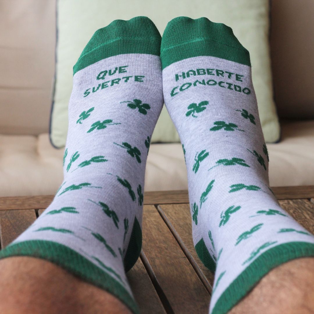 CALCETINES "QUE SUERTE HABERTE CONOCIDO"