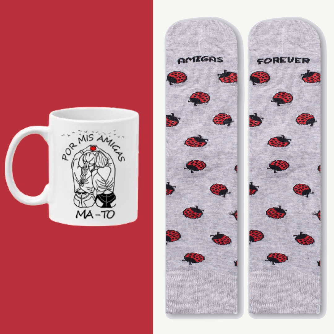 CALCETINES TAZA AMIGAS AUSARDIA