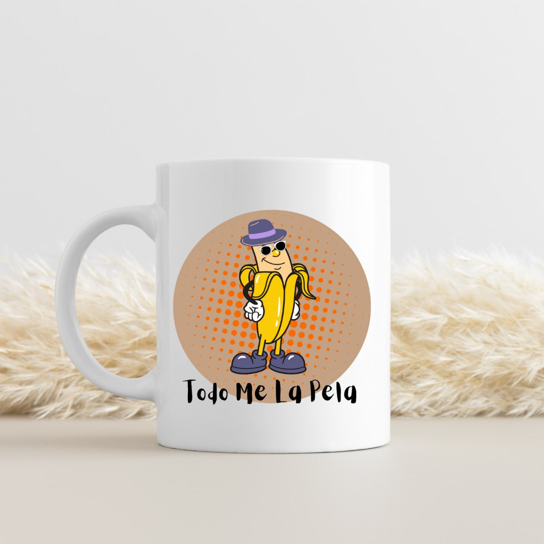 TAZA "TODO ME LA PELA"