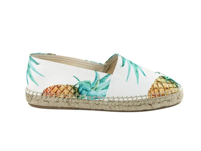 Alpargatas Cannes Estampado Piñas - Espadrilles Mujer Artesanales España - Alpargatas