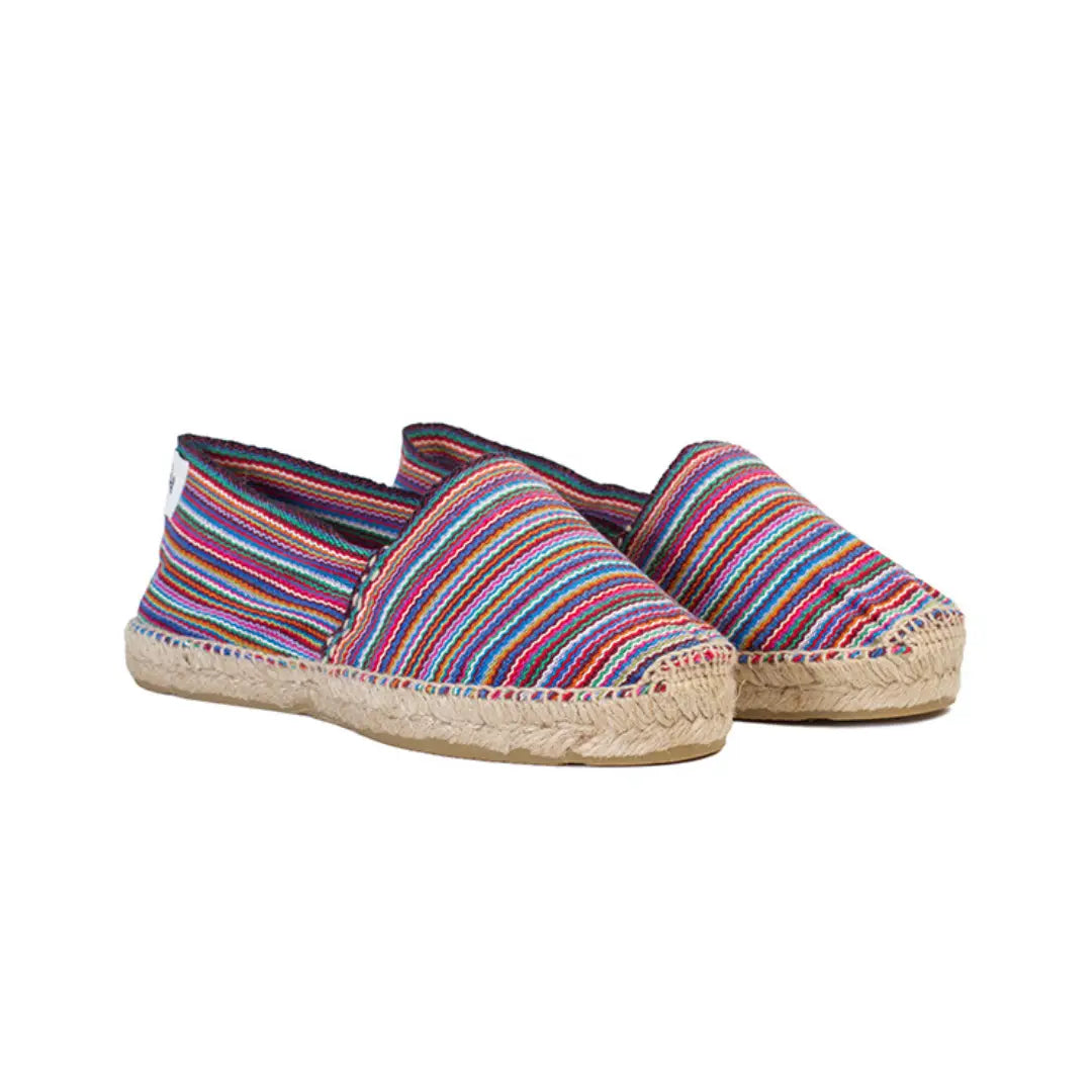 Alpargatas Génova Rayas Malva - Alpargatas