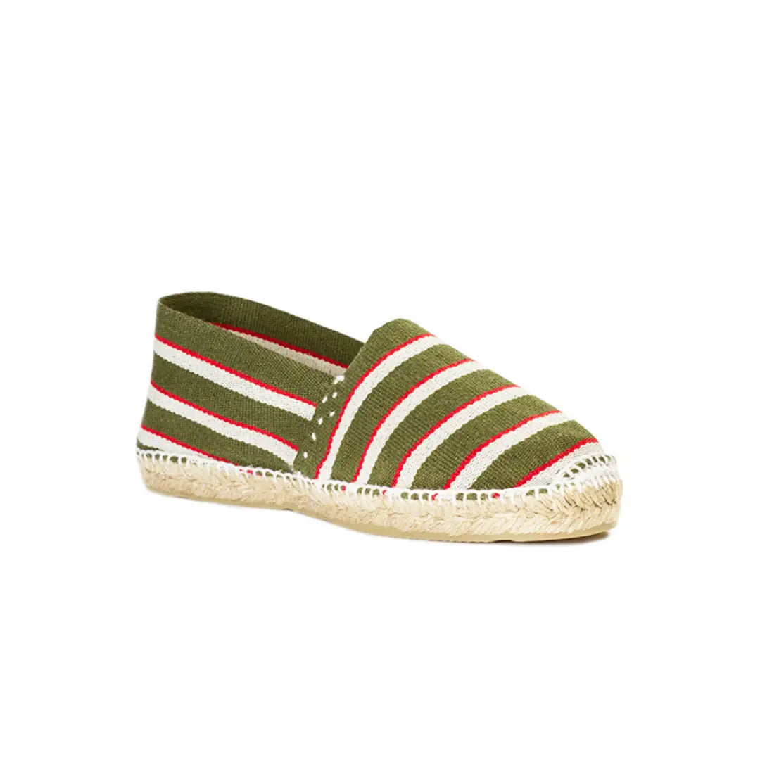 Alpargatas Jávea unisex verde oliva - Par completo | Ausardia