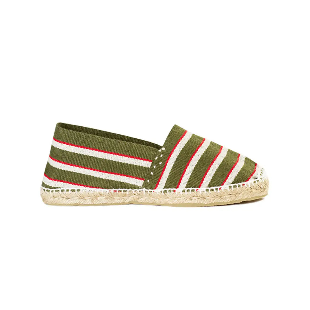 Espadrilles Jávea verde oliva - Fabricadas en España | Ausardia