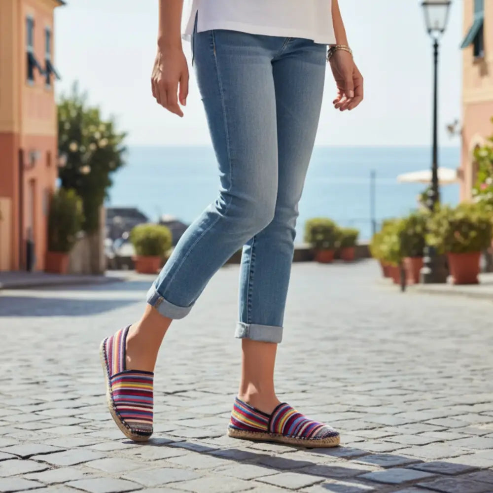 Alpargatas Portofino Rayas Multicolor - Alpargatas