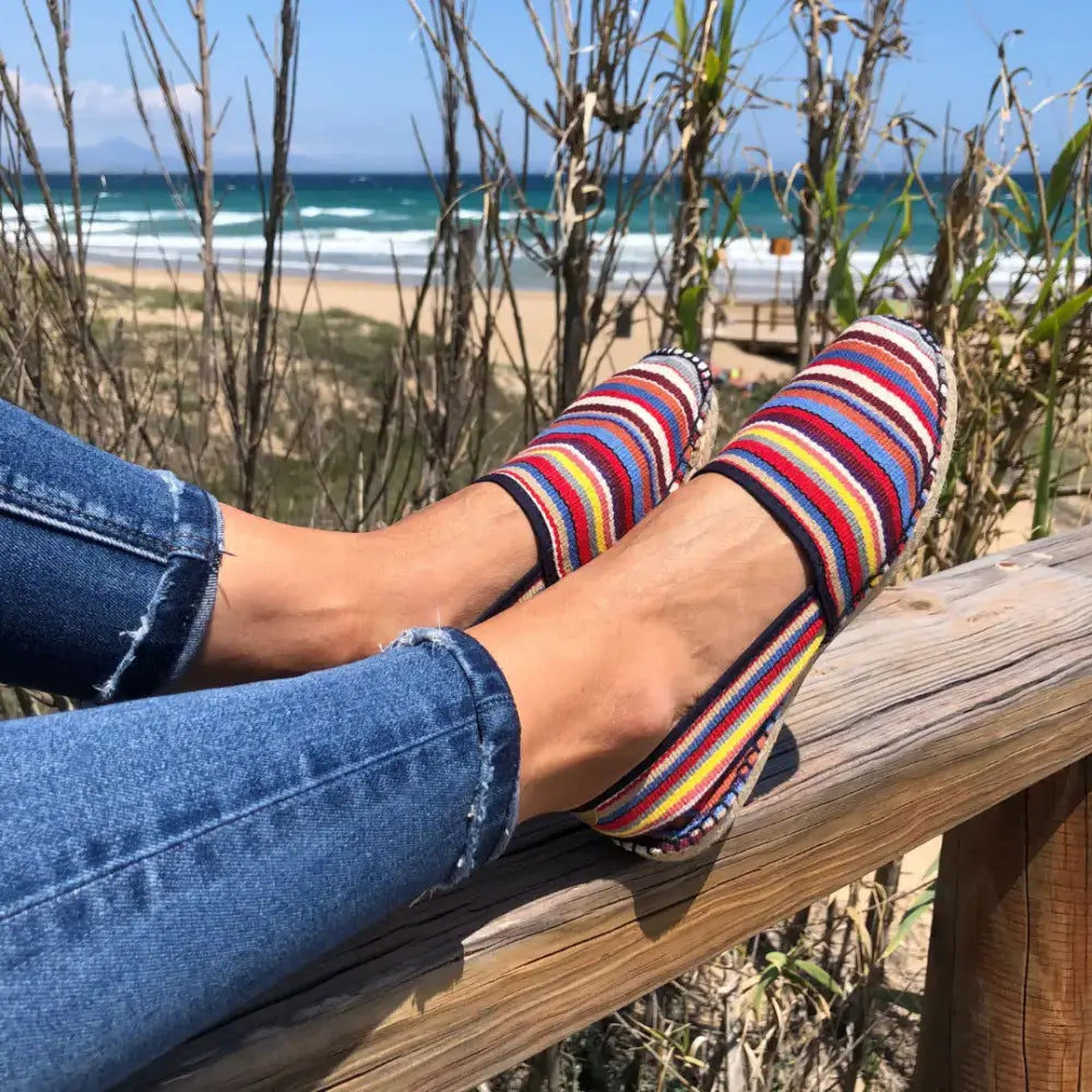 Alpargatas Portofino Rayas Multicolor - Alpargatas