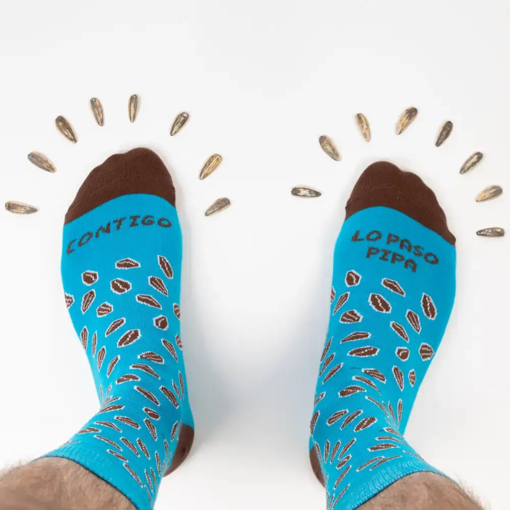 Calcetines Contigo Lo Paso Pipa - Regalo divertido para amigos y parejas con caja kraft