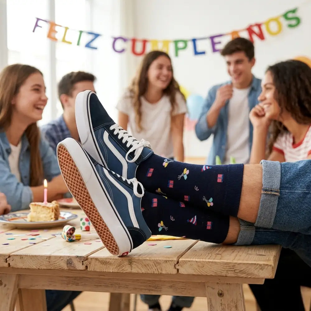 Calcetines Cumpleaños Tú Mejoras Con Los Años - Calcetines y Medias