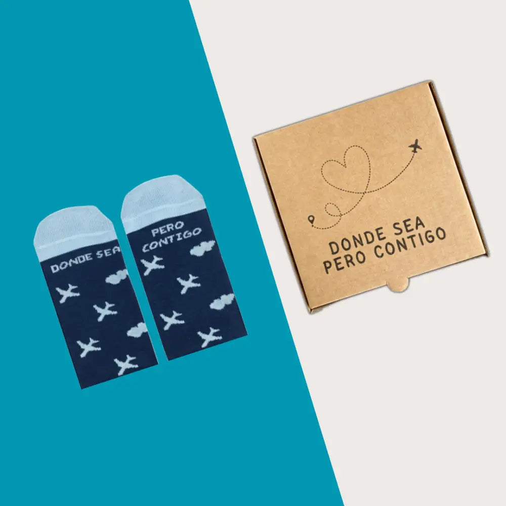 Calcetines Donde Sea Pero Contigo - Calcetines