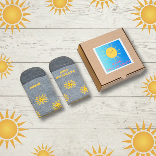 Calcetines Mamá Eres Un Solete - 35/40 - Calcetines y Medias