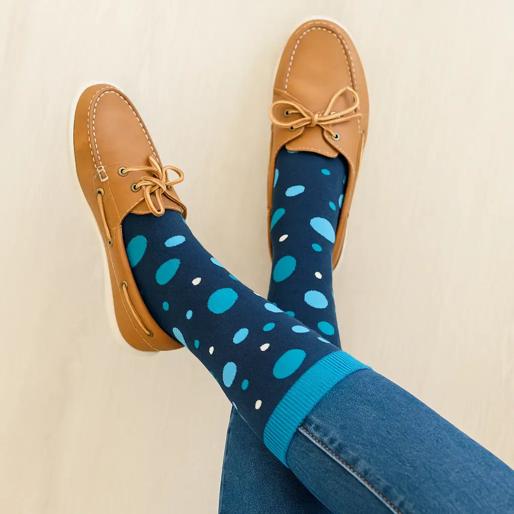 Calcetines Me Encantas Tanto - Detalle frase en la puntera