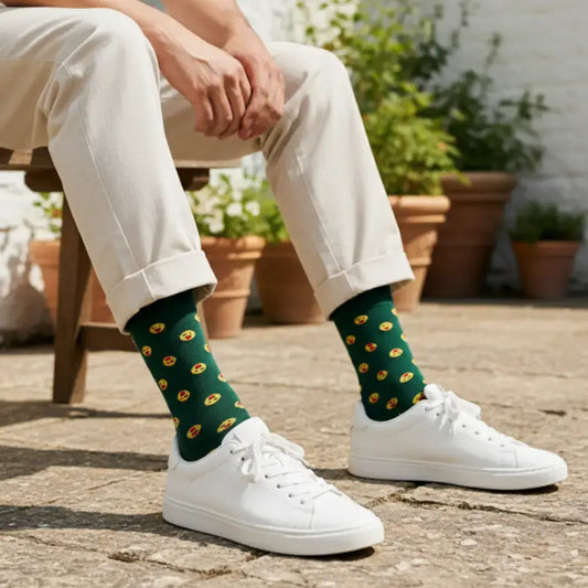 Calcetines Me Tienes Loquita Perdía - Vista principal color verde