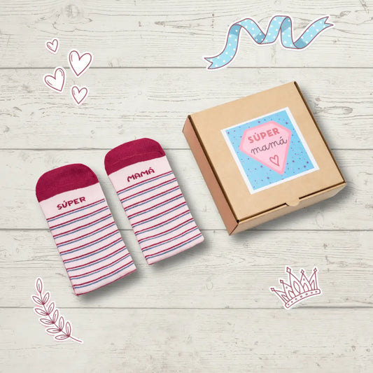 Calcetines Súper Mamá - 35/40 - Calcetines y Medias