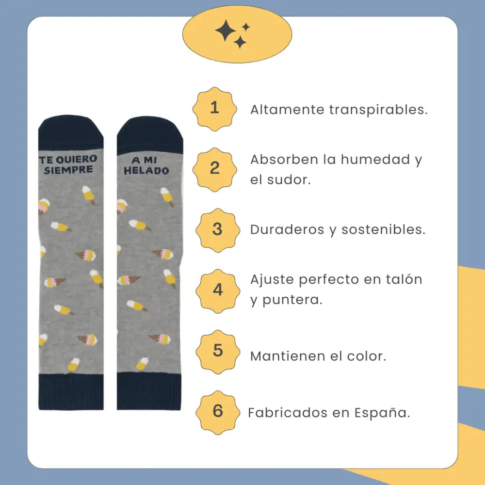 Calcetines con mensajes divertidos