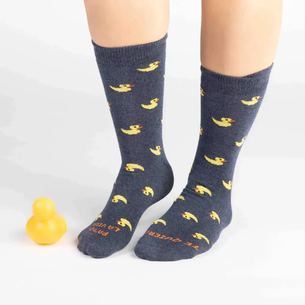 calcetines divertidos pato