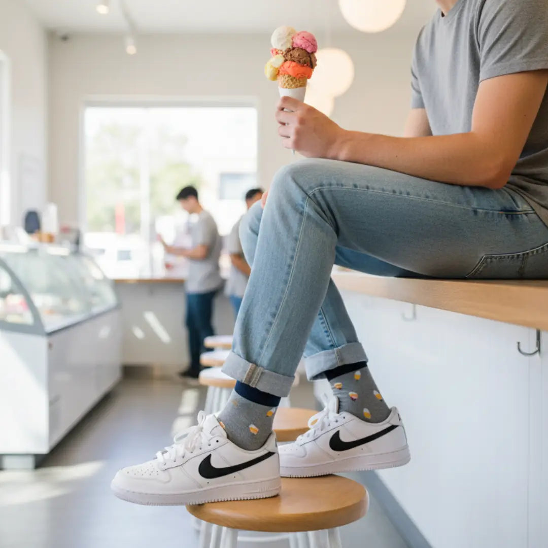 Calcetines Te Quiero Siempre A Mi Helado - Regalo romántico para parejas