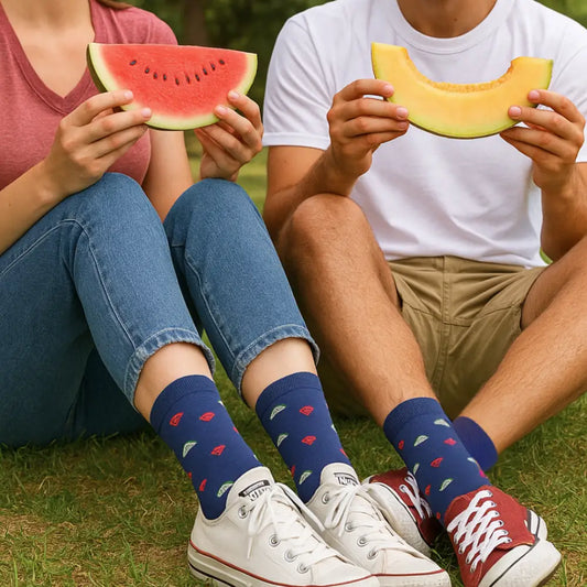 Calcetines Te Quiero Un Montón Como La Sandía Al Melón - Calcetines y Medias