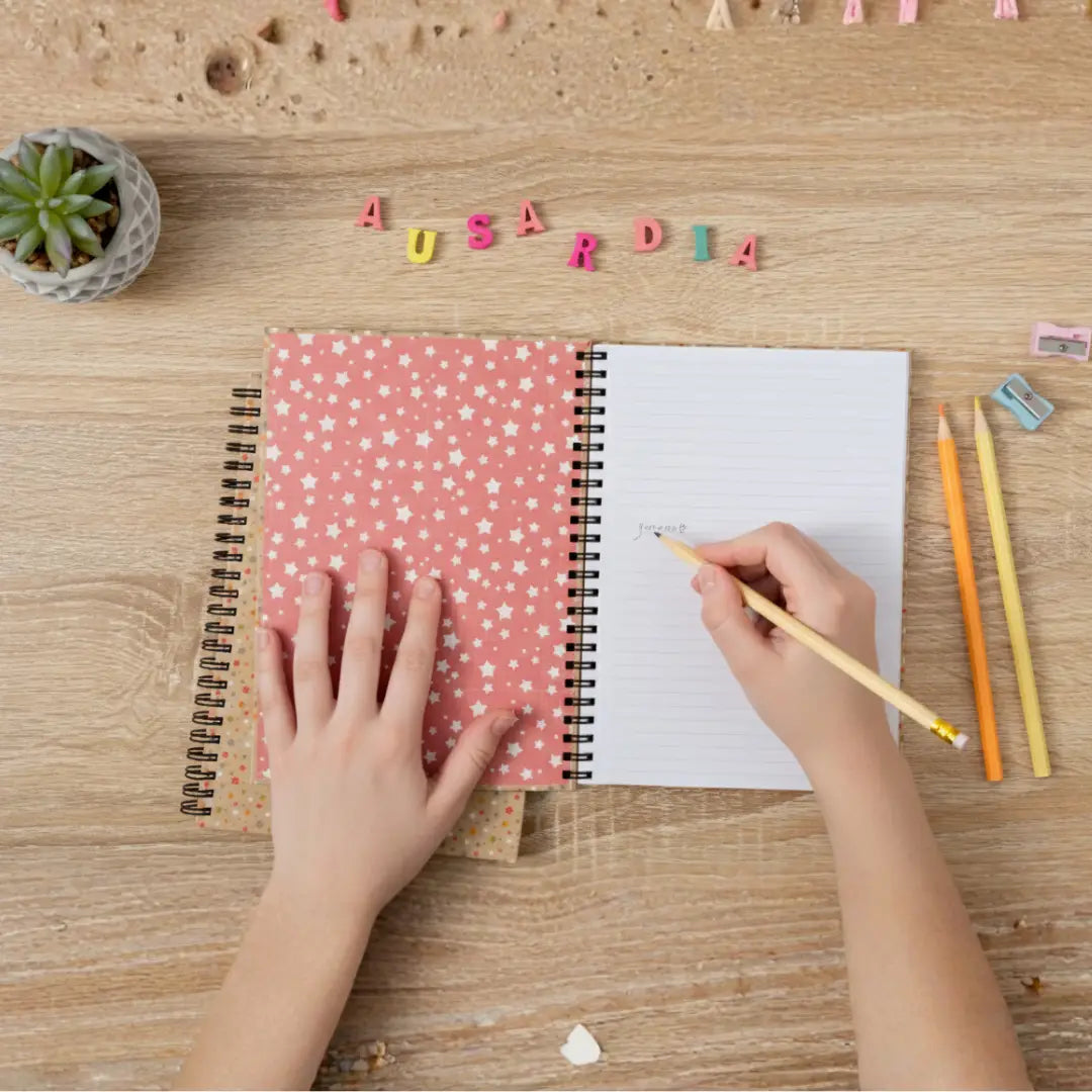 Cuaderno A5 con espiral Sueños - Libreta para bullet journal | Ausardia
