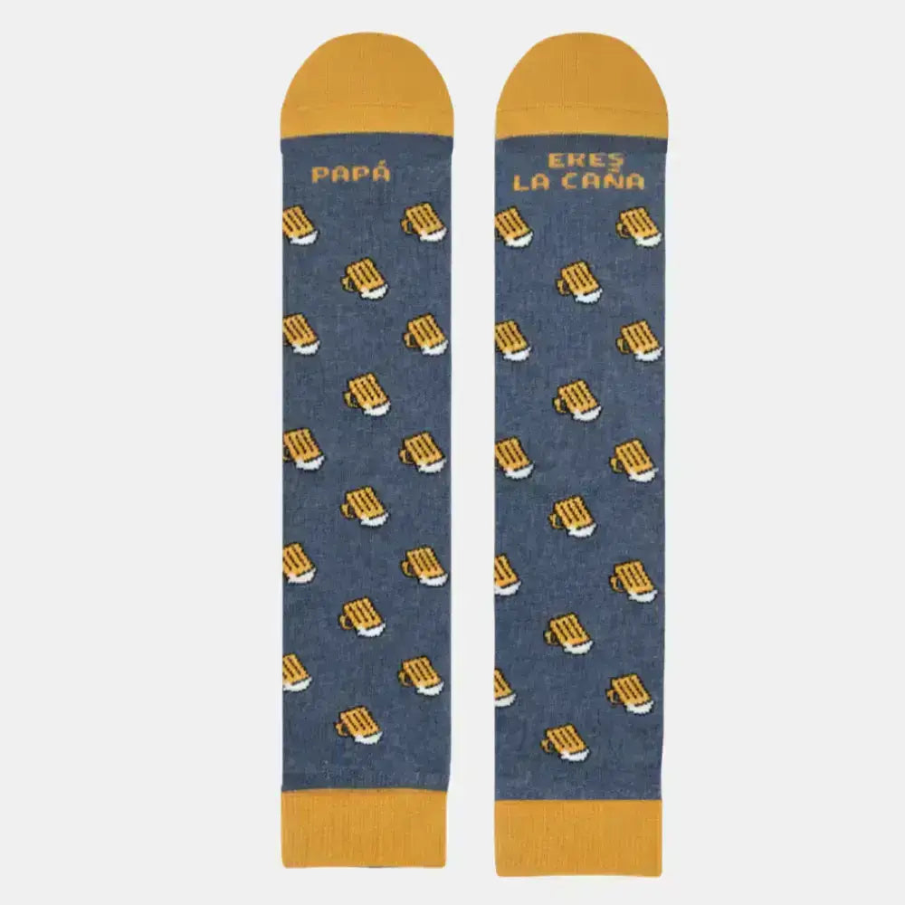 Calcetines papa eres la caña