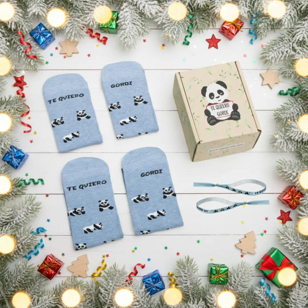 Pack Calcetines Te Quiero Gordi + 2 Pulseras - Packs y Sets