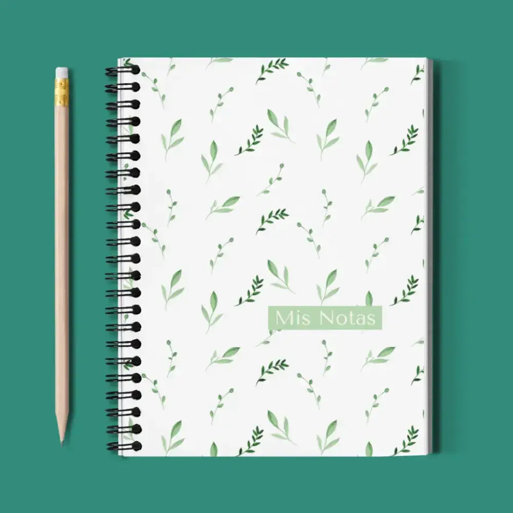 Detalle libreta Hojas A5 - Libreta original diseño natural
