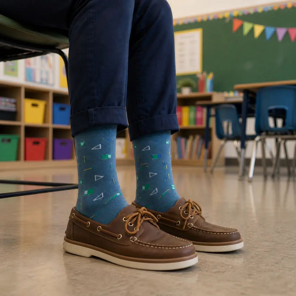 Regalo profesor calcetines con mensaje hechos en España