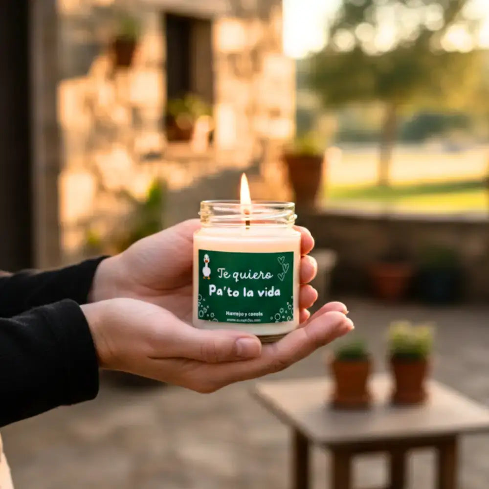 Vela Aromática Te Quiero Pa’to La Vida - Velas y Decoración