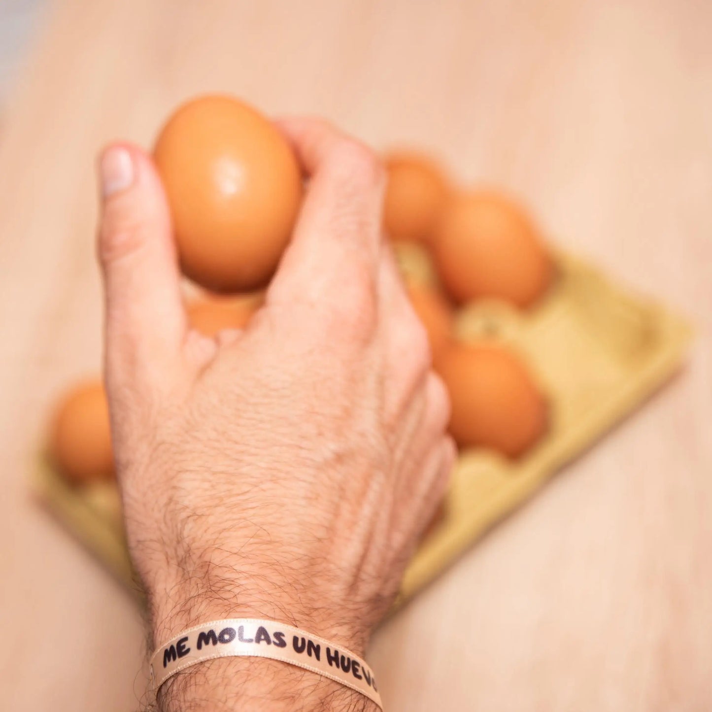Pulsera Me Molas Un Huevo – satén con mensaje regalo divertido parejas
