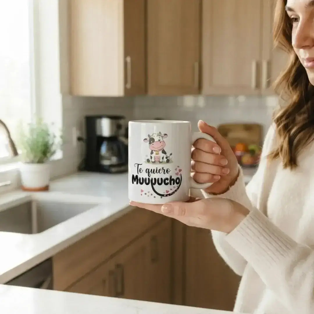 Set de regalo “Te Quiero Muuuuucho” para parejas, vista del producto