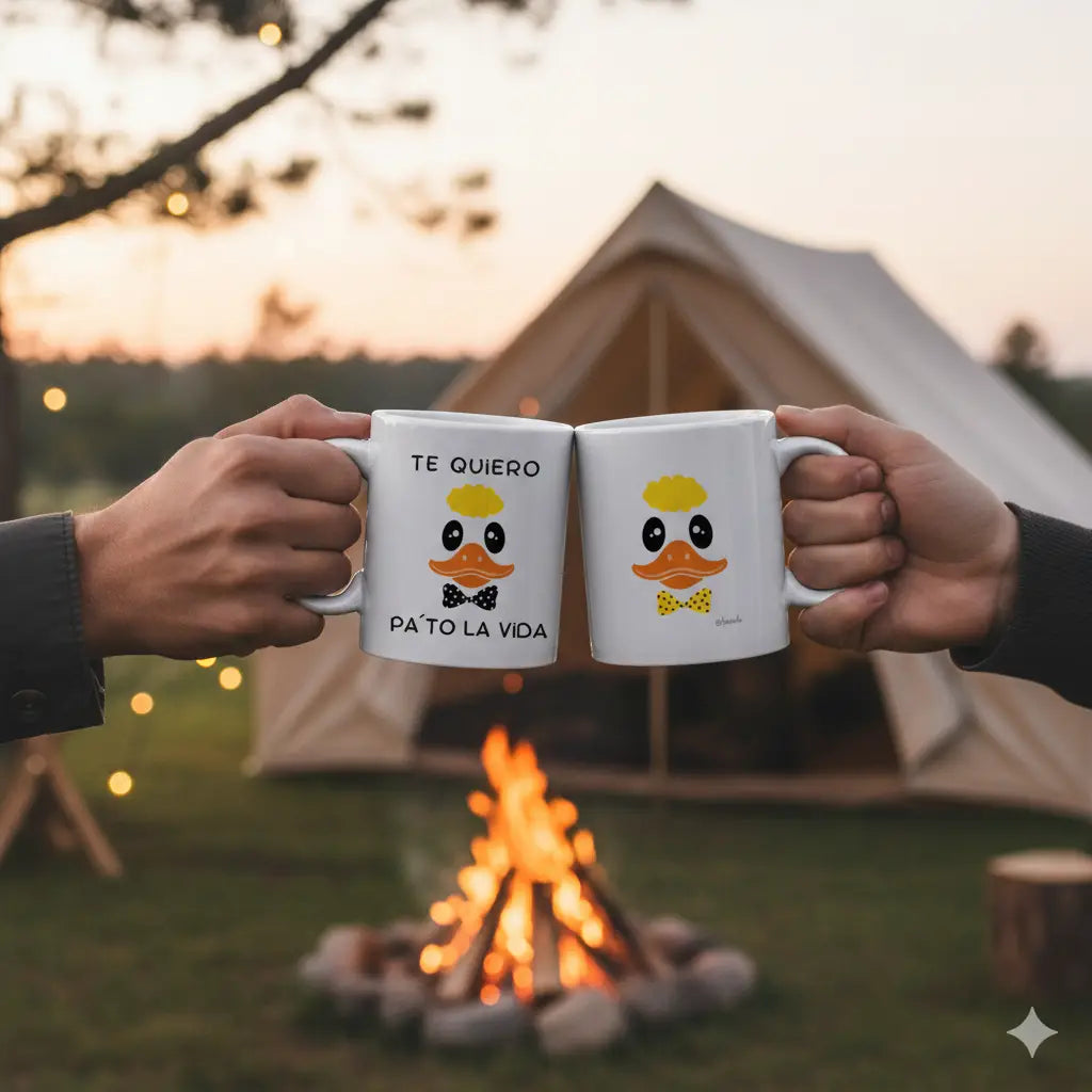 Taza cerámica Te Quiero Pa'to la Vida - regalo original para parejas - Ausardia